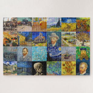 Vincent van Gogh - Masterstuks Mosaic Patchwork Legpuzzel