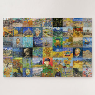 Vincent van Gogh - Masterstuks Mosaic Patchwork Legpuzzel
