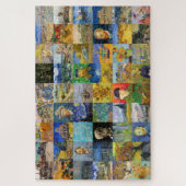 Vincent van Gogh - Masterstuks Mosaic Patchwork Legpuzzel (Verticaal)
