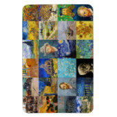 Vincent van Gogh - Masterstuks Mosaic Patchwork Magneet (Verticaal)