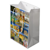 Vincent van Gogh - Masterstuks Mosaic Patchwork Medium Cadeauzakje (Achterkant Gekanteld)