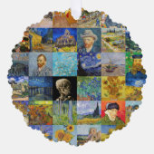 Vincent van Gogh - Masterstuks Mosaic Patchwork Ornament Kaart (Voorkant)
