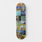 Vincent van Gogh - Masterstuks Mosaic Patchwork Skateboard (Voorkant)