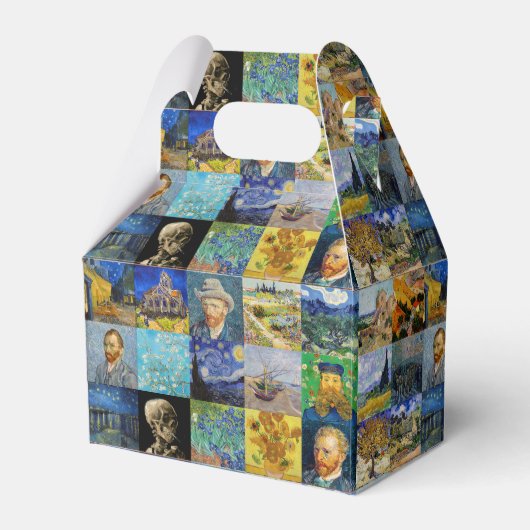 Vincent van Gogh - Masterstuks Mosaic Patchwork T Bedankdoosjes (Voorkant Zijde)
