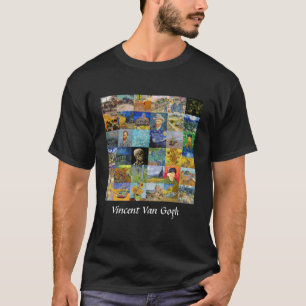Vincent van Gogh - Masterstuks Mosaic Patchwork T-shirt