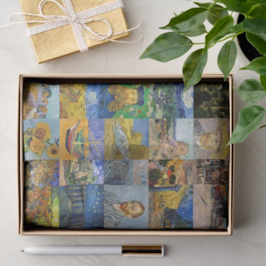 Vincent van Gogh - Masterstuks Mosaic Patchwork Tissuepapier (Geschenk)