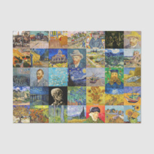 Vincent van Gogh - Masterstuks Mosaic Patchwork Tissuepapier