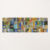 Vincent van Gogh - Masterstuks Mosaic Patchwork Yogamat (Achterkant (horizontaal))