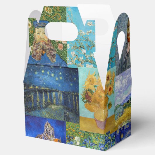 Vincent Van Gogh - Masterstuks Patchwork Bedankdoosjes (Geopend)