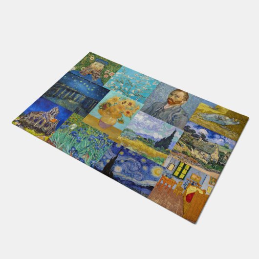 Vincent Van Gogh - Masterstuks Patchwork Deurmat (Schuin)