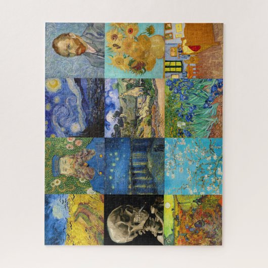 Vincent Van Gogh - Masterstuks Patchwork Legpuzzel (Verticaal)