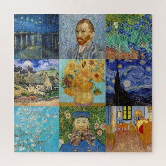 Vincent Van Gogh - Masterstuks Patchwork Legpuzzel (Verticaal)