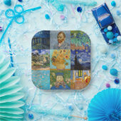 Vincent Van Gogh - Masterstuks Patchwork Papieren Bordje (Feest)
