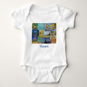 Vincent Van Gogh - Masterstuks Patchwork Romper (Voorkant)