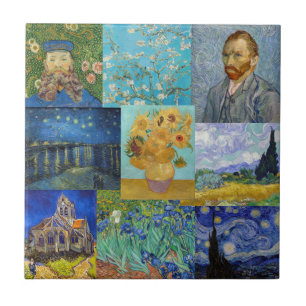 Vincent Van Gogh - Masterstuks Patchwork Tegeltje