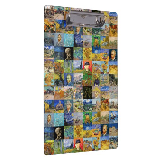 Vincent van Gogh - Meesterwerken Mozaïek Patchwork Klembord (Rechts)