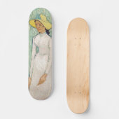 Vincent van Gogh - Meisje in het wit Skateboard (Voorkant)