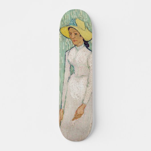 Vincent van Gogh - Meisje in het wit Skateboard (Voorkant)