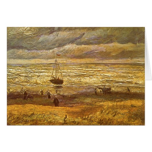 Vincent van Gogh - Mer à Scheveningen (Devant horizontal)