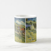 Vincent van Gogh - Met Riet Gedekte Huizen Koffiemok (Center)