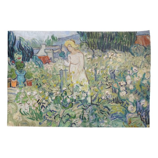 Vincent van Gogh - Miss Gachet in haar tuin Kussensloop (Achterkant)