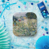 Vincent van Gogh - Miss Gachet in haar tuin Papieren Bordje (Feest)