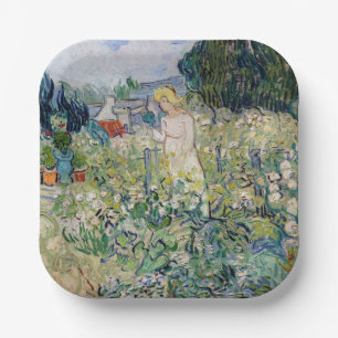 Vincent van Gogh - Miss Gachet in haar tuin Papieren Bordje