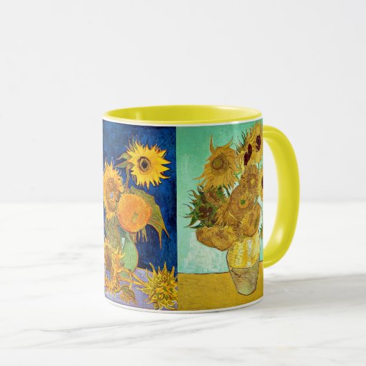 Vincent Van Gogh - Mok voor zonnebloemen (Voorkant rechts)