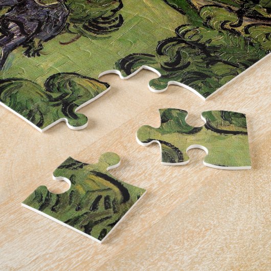 Vincent Van Gogh Moonlit Landschap Legpuzzel (Zijkant)