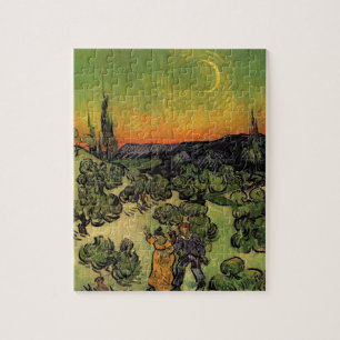 Vincent Van Gogh Moonlit Landschap Legpuzzel