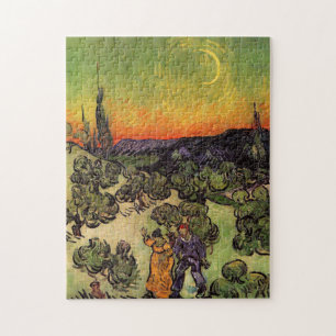 Vincent Van Gogh Moonlit Landschap Legpuzzel