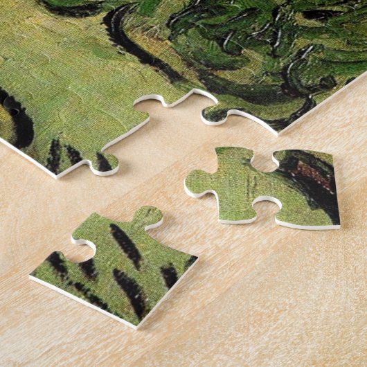 Vincent Van Gogh Moonlit Landschap Legpuzzel (Zijkant)