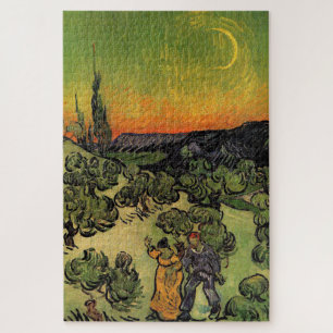 Vincent Van Gogh Moonlit Landschap Legpuzzel
