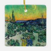 Vincent van Gogh - Moonlit Landschap met Paars Keramisch Ornament (Voorkant)