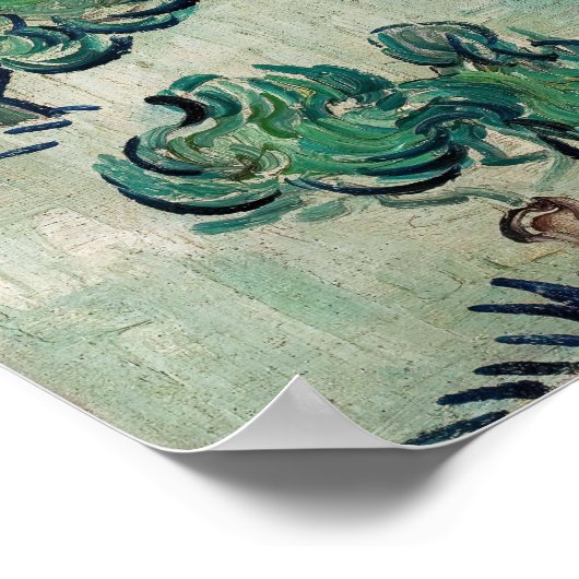 Vincent van Gogh - Moonlit Landschap met Paars Poster (Hoek)