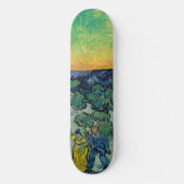 Vincent van Gogh - Moonlit Landschap met Paars Skateboard (Voorkant)