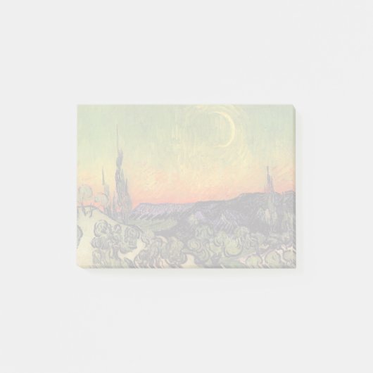 Vincent Van Gogh Moonlit Landschap Post-it® Notes (Voorkant)
