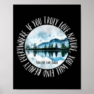 Vincent van Gogh Motivatie Inspirerend Natuur Poster