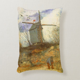 Vincent van Gogh - Moulin de la Galette, Molen Accent Kussen