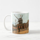 Vincent van Gogh - Moulin de la Galette, Molen Koffiemok (Links)