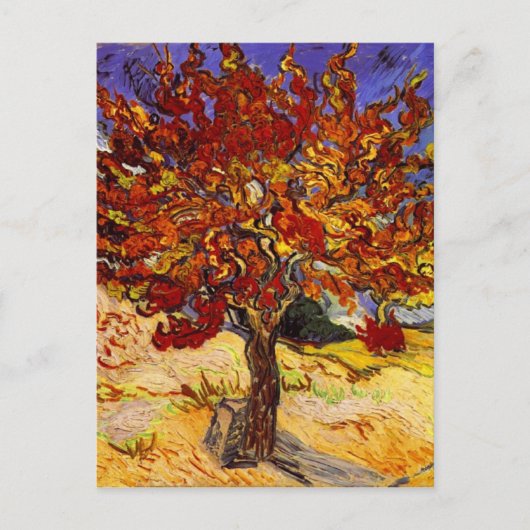 Vincent Van Gogh Mulberry Tree Fine Art Painting Briefkaart (Voorkant)