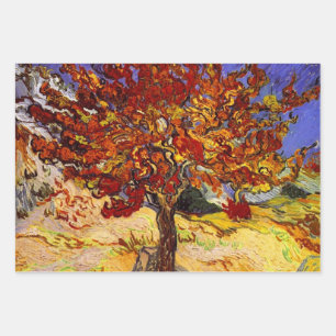 Vincent Van Gogh Mulberry Tree Fine Art Painting Inpakpapier Vel