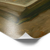 Vincent van Gogh - Nog steeds leven met bijbel Foto Afdruk (Hoek)