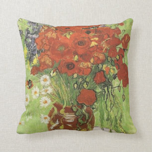 Vincent van Gogh, nog steeds leven - Rode poppies. Kussen