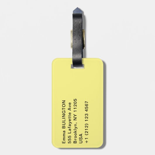 Vincent Van Gogh - Noon, rest van het werk / Siest Bagagelabel (Achterkant verticaal)