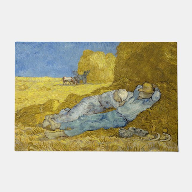 Vincent Van Gogh - Noon, rest van het werk / Siest Deurmat (Voorkant)