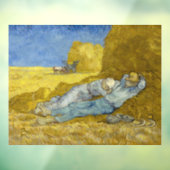 Vincent Van Gogh - Noon, rest van het werk / Siest Raamsticker (Vel 3)