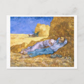 Vincent van Gogh | Noon, The Siesta, after Millet Briefkaart (Voorkant)