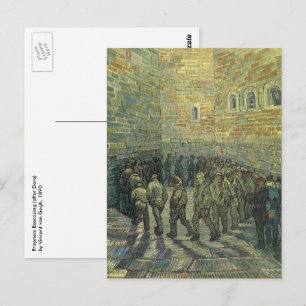 Vincent van Gogh - Oefening door gevangenen Briefkaart