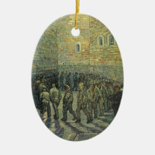Vincent van Gogh - Oefening door gevangenen Keramisch Ornament